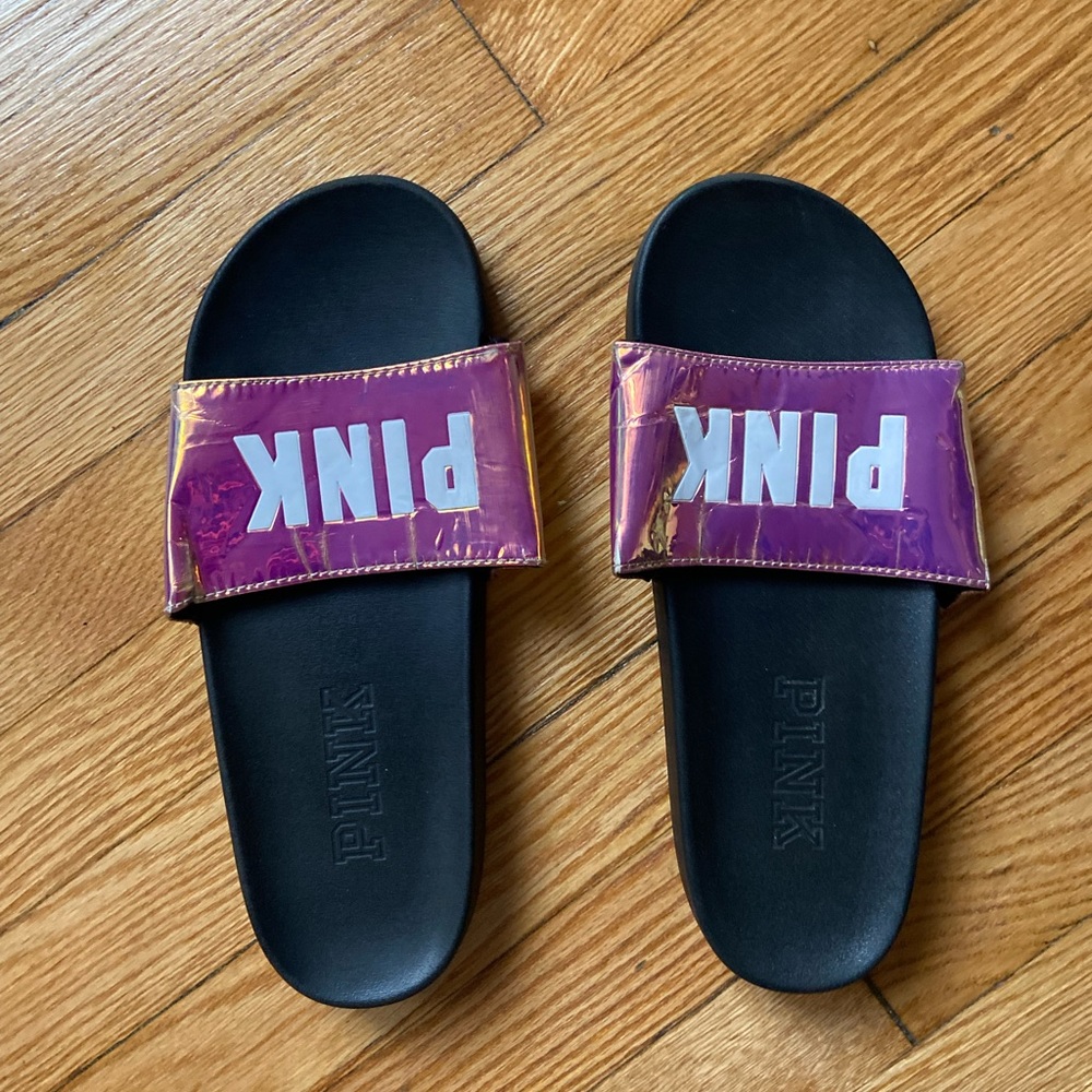 Pink slip ons